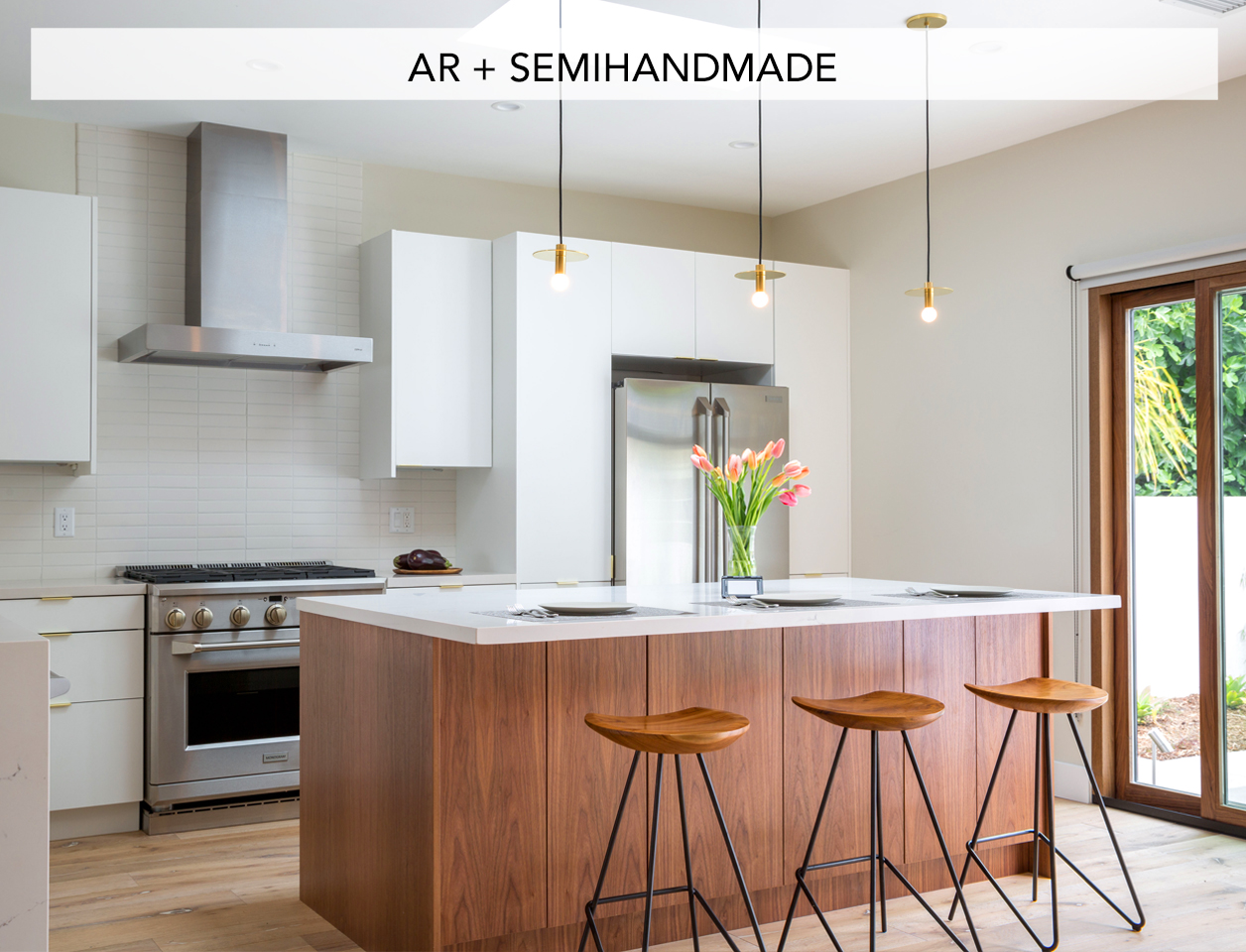 IKEA Kitchen cabinets, after market doors, custom doors from Semihand made